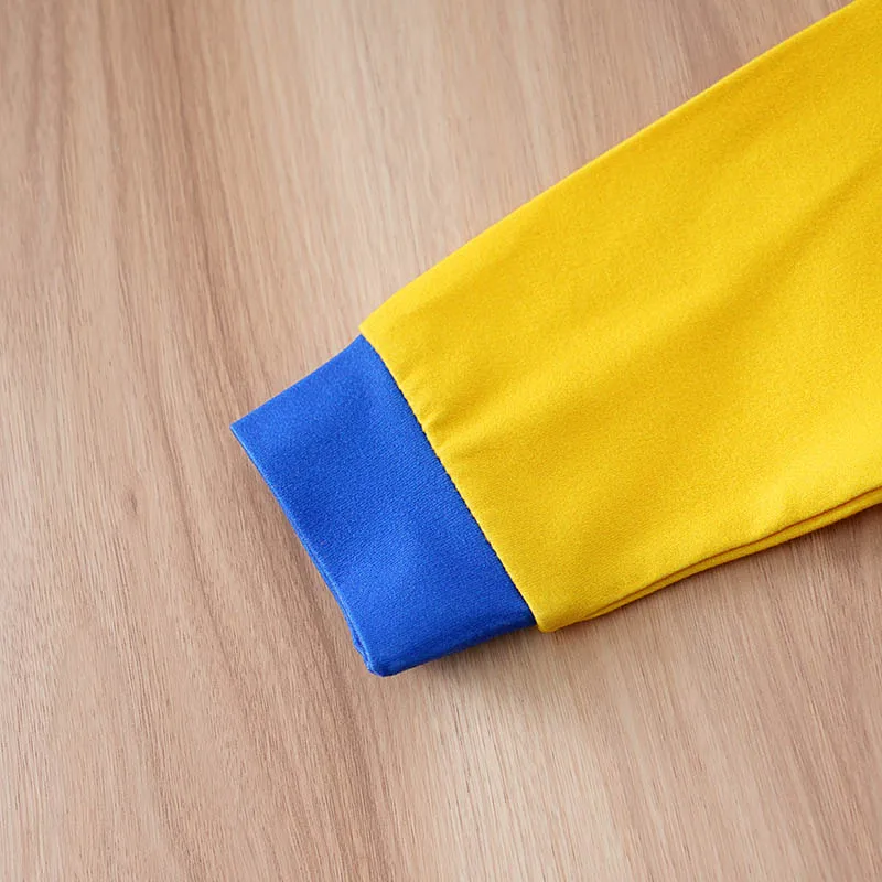 2 قطعة طفل بنين بنات للجنسين الوليد رومبير 0-18 أشهر ملابس طفل رضيع طويلة الأكمام تأثيري ملابس مهرج قبعة بذلة #4