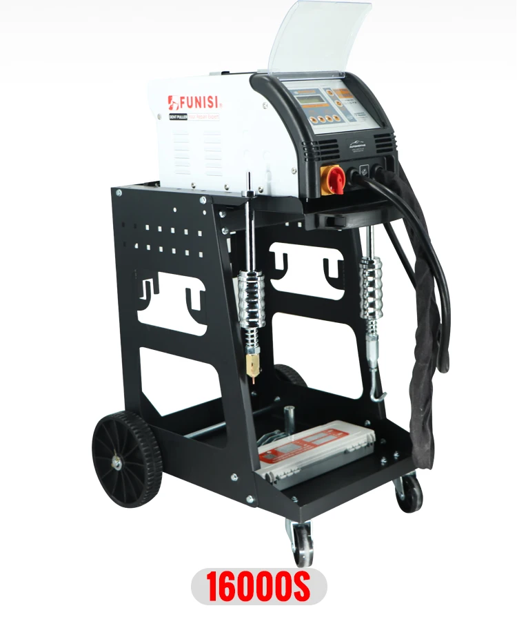 16000S Hot-selling Metal Car Dent Puller Machine Spotter Welder 5kw Power Precise Current Control for Car Body Repair