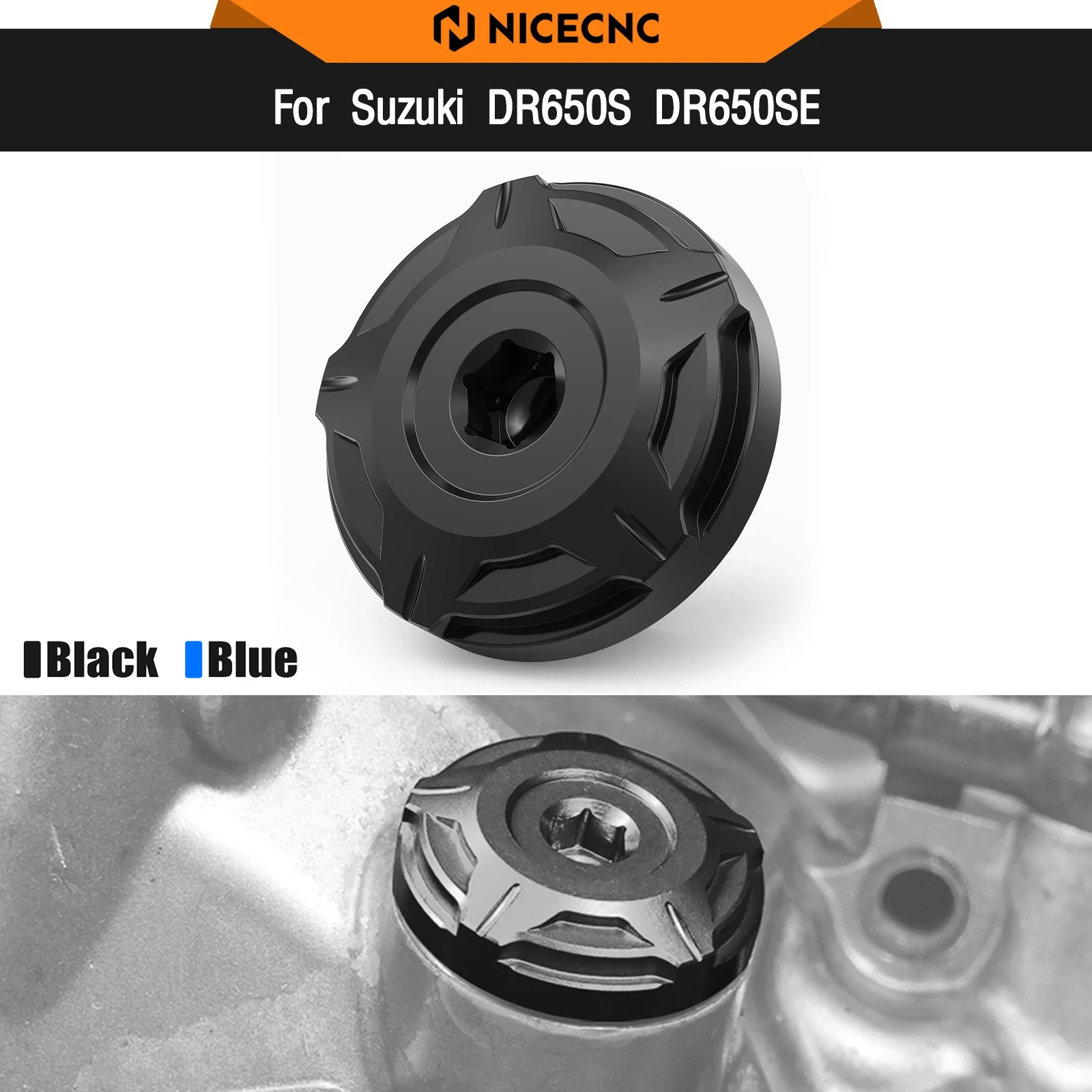 

For Suzuki DR650S DR650SE DR650S/SE 1996-2024 Engine Oil Filler Plug Cap DR 650 S DR 650 SE DR650 S DR650 SE DR 650 S SE