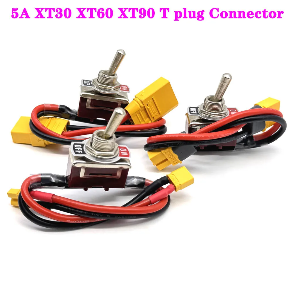 

15A Connector Male to Female 14AWG Battery Adapter Series Rc Helicopter XT30 XT60 XT90 T plug Connection Cable