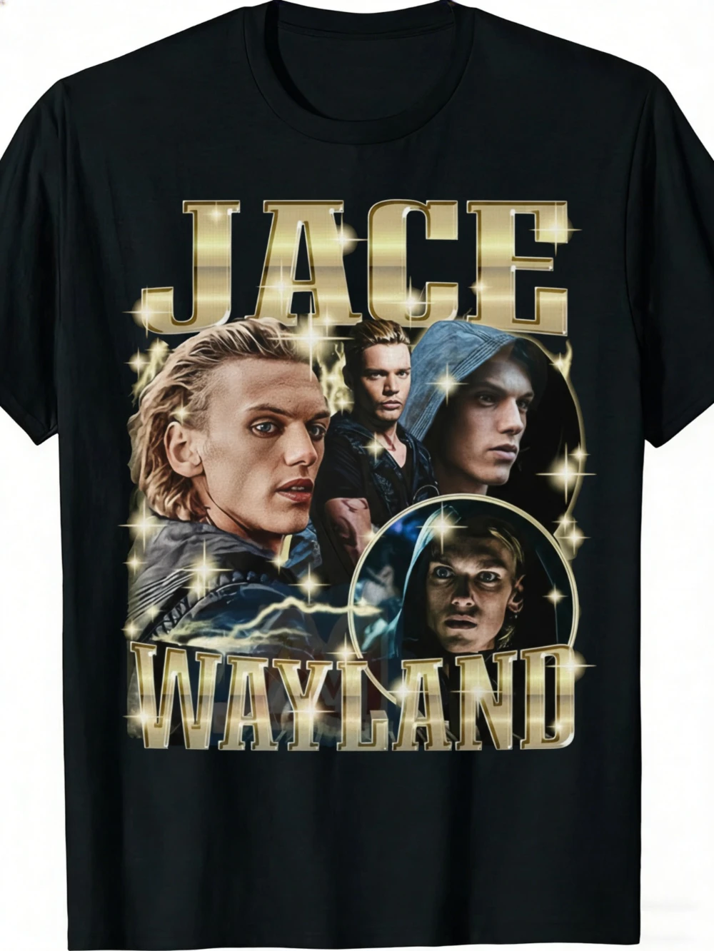 Men'S Mortal Instruments Jace Wayland T-Shirt Iconic Character Portrait Print Suitable for Fans of The Mortal Instruments Series