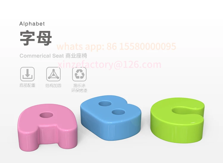 Anpassbarer Freizeitsitz mit FRP-Alphabet