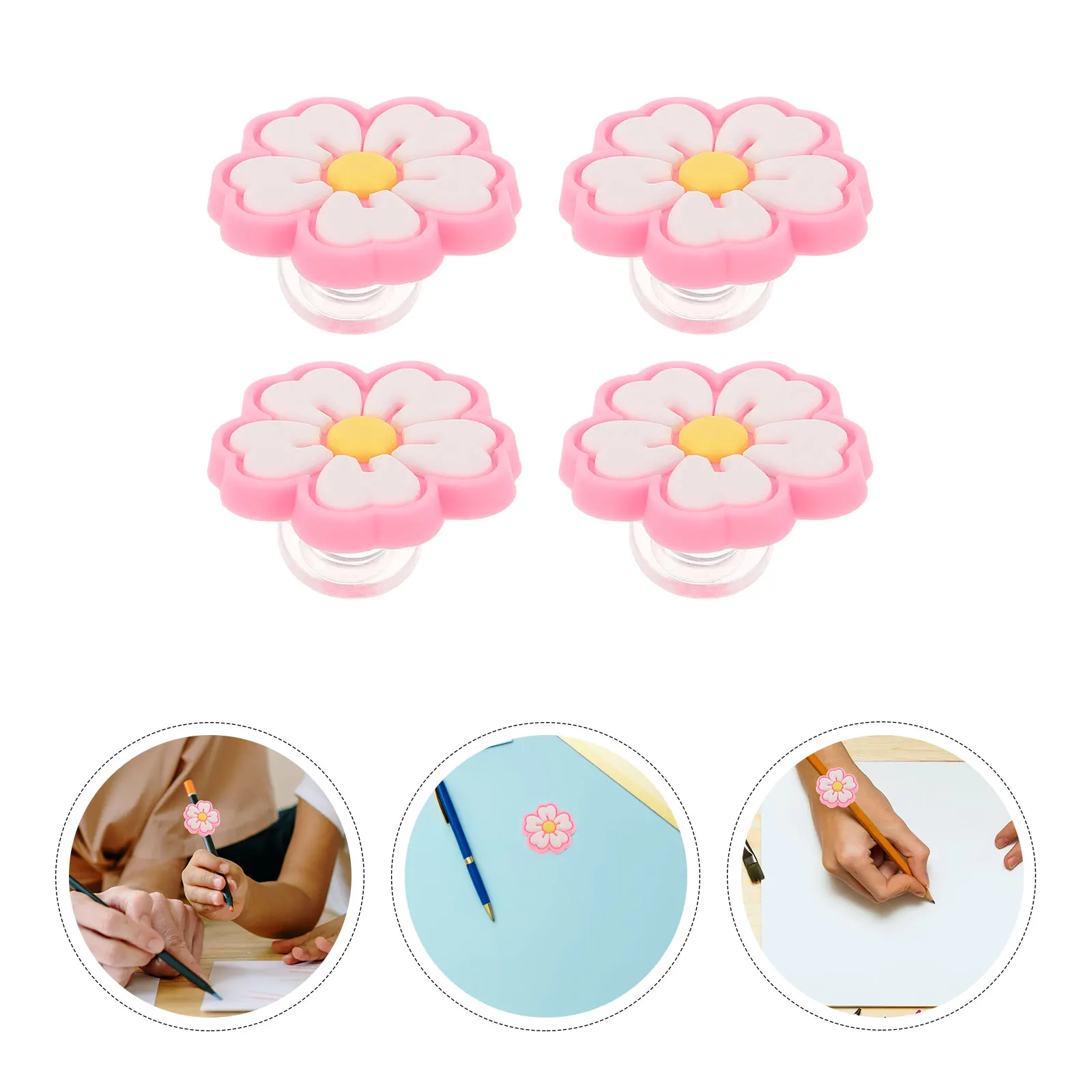 30 قطعة قلم رصاص سحر زهرة الزخرفية قلم رصاص توبر الأزهار القلم سحر مقاطع حامل لعيد الميلاد حفلة المدرسة جائزة الفصول الدراسية مكافأة