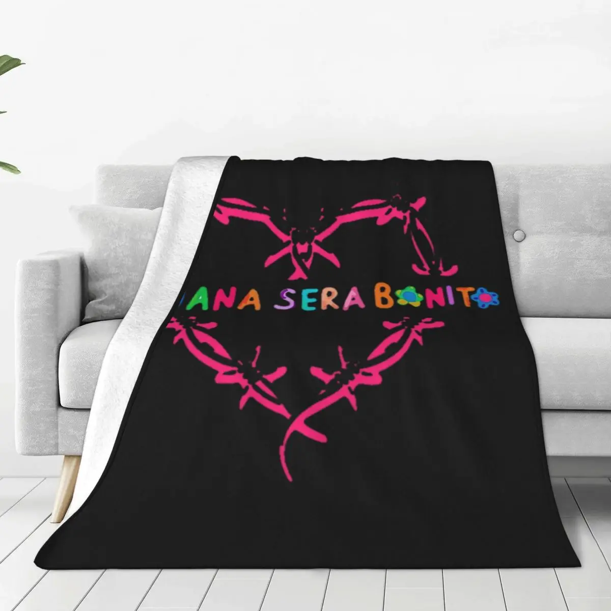 Karol G Manana Sera Bonito Blanket Fleece Bedding Bichota Season Throw Blanket Comfortable Lightweight for Bedroom Bedding Throw