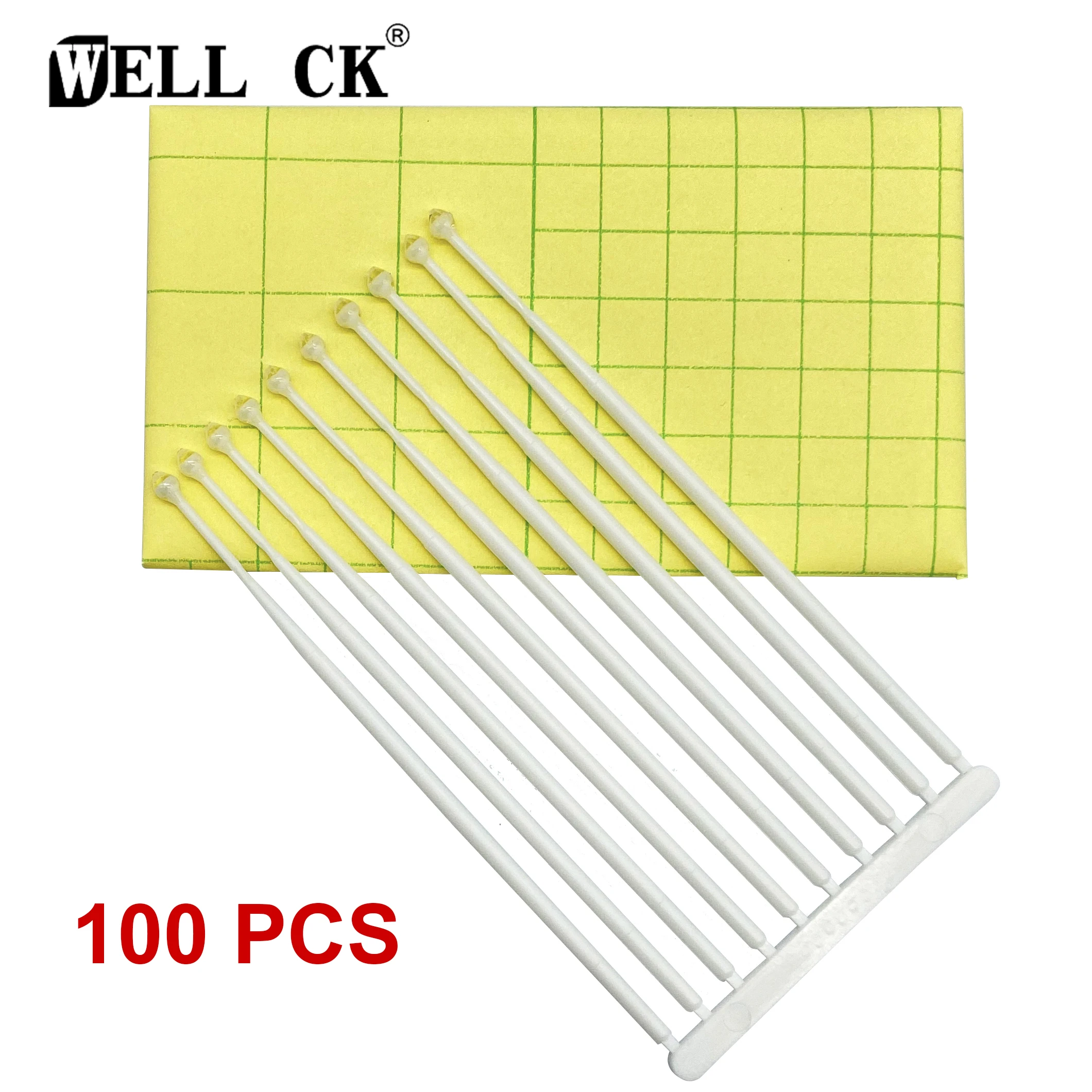 50PCS/100PCS Dental Applicator Sticks Adhesive Tip for Tooth Crown Porcelain Veneer Disposable Dental Materials Brush Applicator
