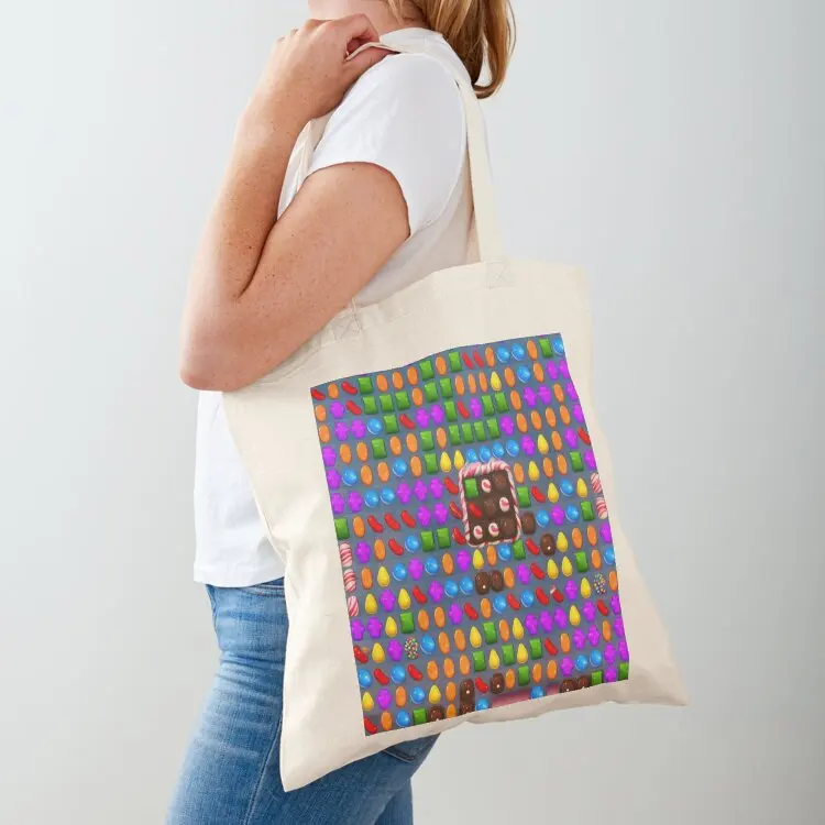 candy crush saga Tote Bag cute pouch bag tote bag canvas Women's shopper large tote