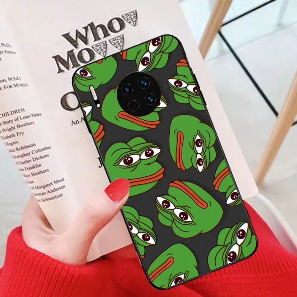 Sad Pepe Frog Phone Case For Huawei Mate 10 20 30 40 50 lite pro Nova 3 3i 5 6 SE 7 pro 7SE