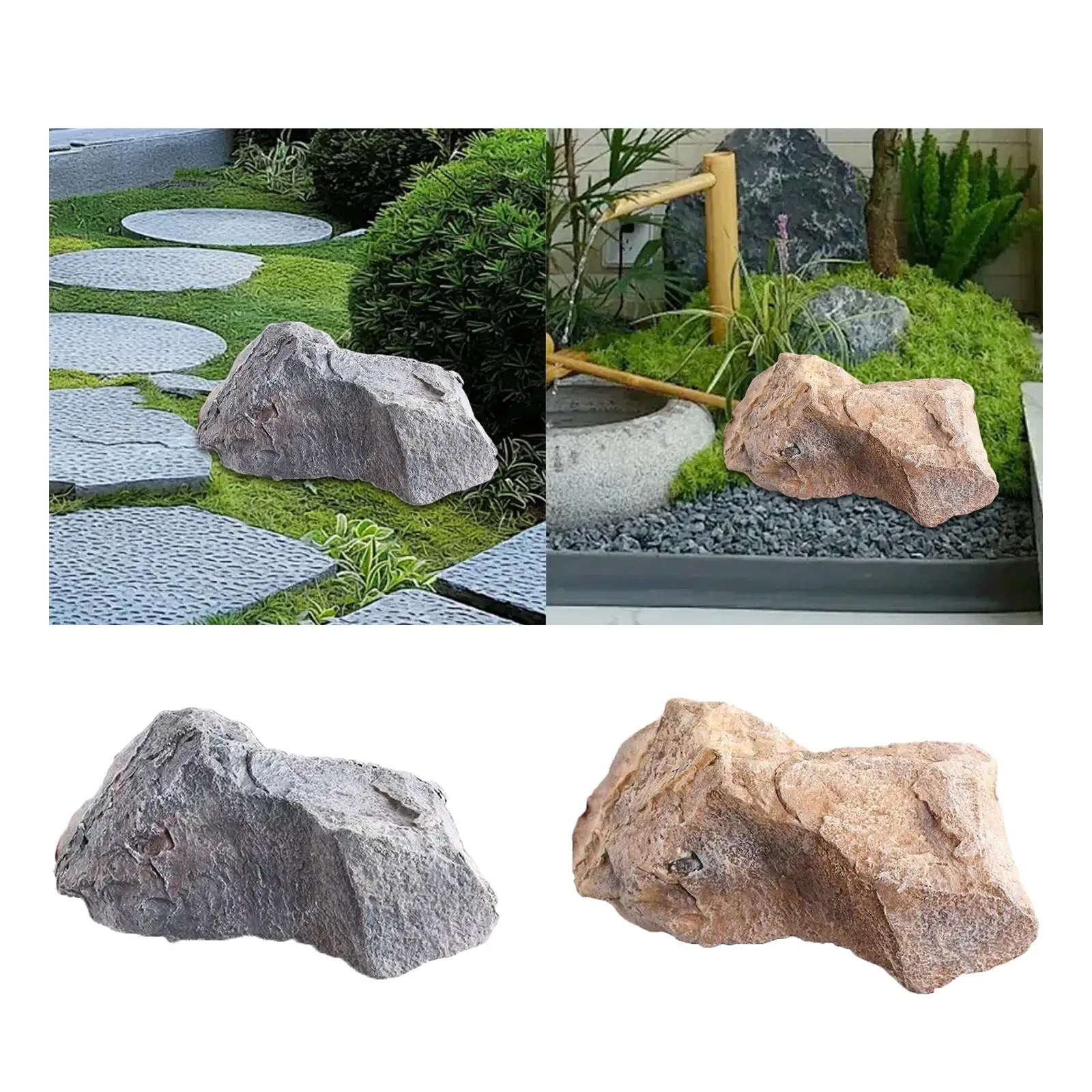 Artificial Landscape Rock Courtyard Rockery Patio Pond Decorative Sandstone