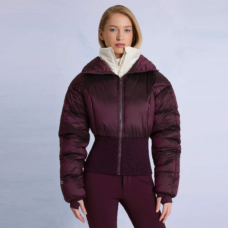 

Женское теплое хлопковое стеганое пальто с высоким воротником, облегающая короткая зимняя одежда, пригородное пальто, 2320, новая женская универсальная одежда