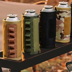 Wear-resistant Outdoor Tactical Camping Gas Can Protective Cover  Fuel Cylinder Sleeve Camping Anti-Fall Gas Can Tank Cover Case