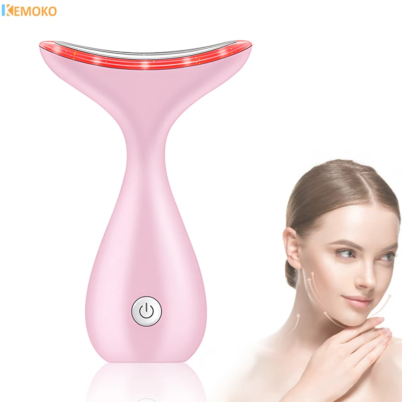 

Neck Facial Lifting Device Skin Tightening Anti Wrinkle EMS Microcurrent Face Massage Double Chin Remover Care Facial Massage