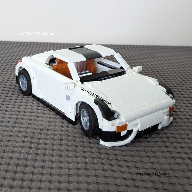NEW 1128Pcs Nissan 350Z Supercars Building Blocks DIY MOC Champions Vehicle Sport Coupe Roadster Assembly Bricks Kids Toy Gift