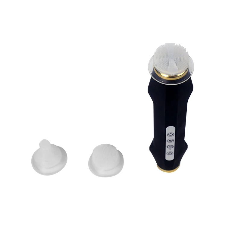 Electric Face Cleaner Vibrating Exfoliator Sonic Facial Cleansing Brush Mini Silicone Face Cleaning Brush For Women