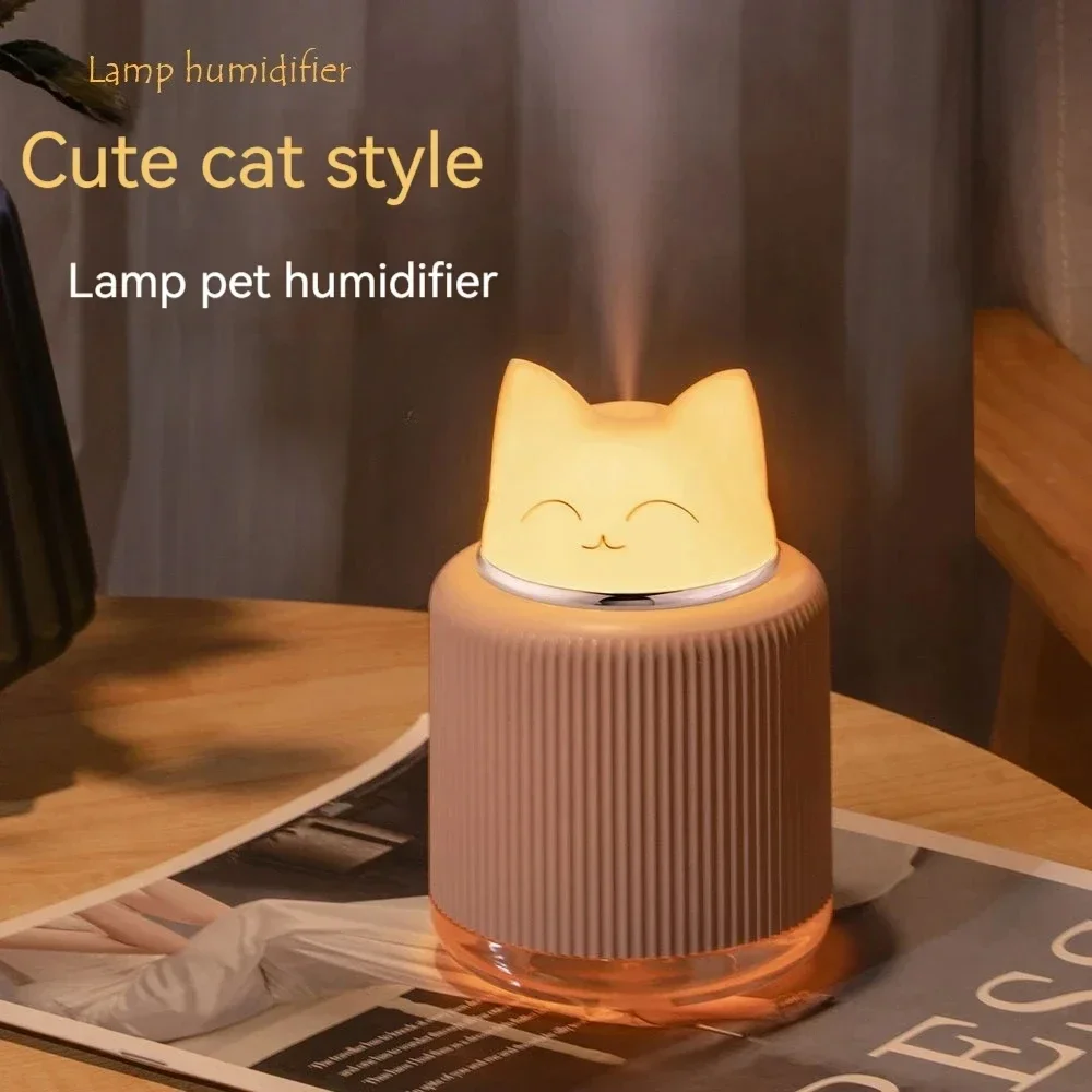 รถเดสก์ท็อป Hydration เงียบน่ารักการ์ตูน Humidifier ของขวัญโคมไฟสัตว์เลี้ยง Humidifier บรรยากาศ Night Light