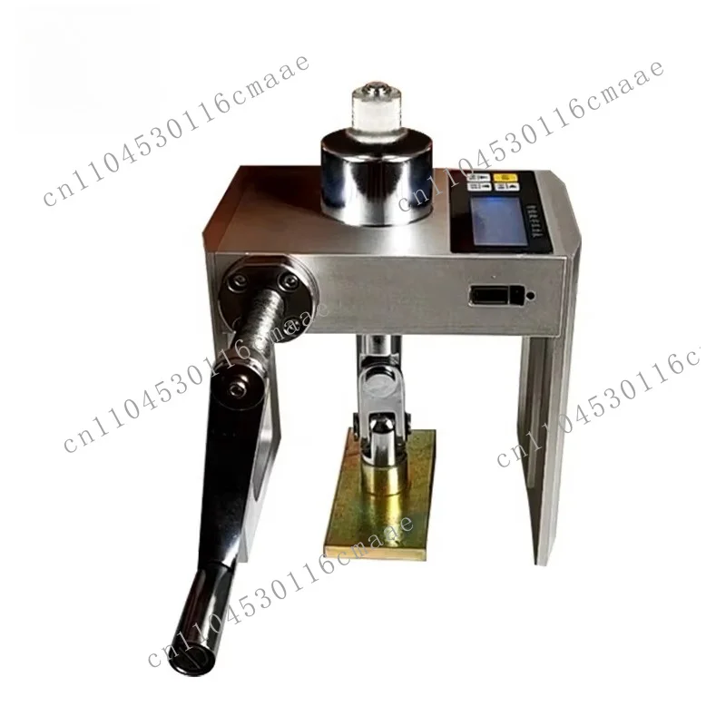 Pull down the strength tester to test the bond strength of building materials