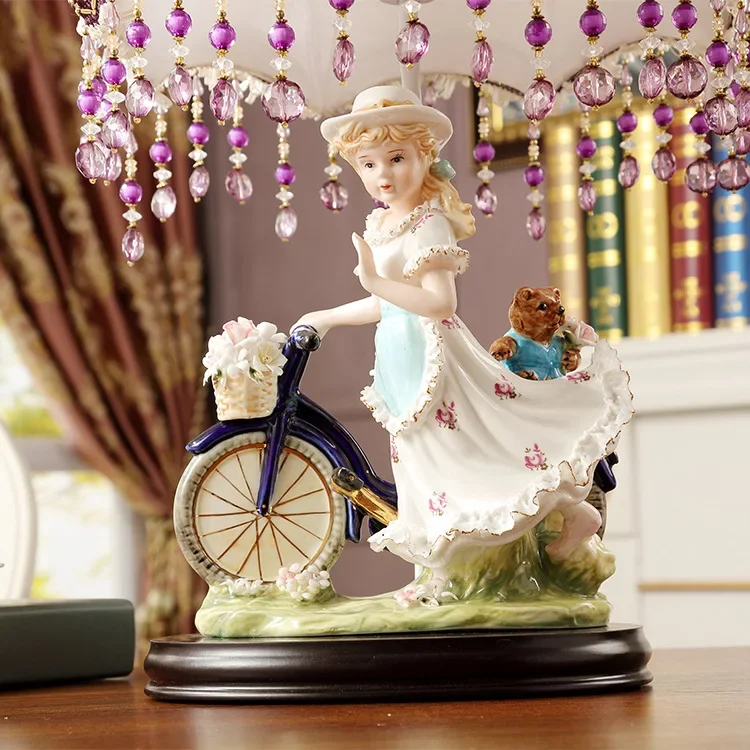Europäische Porzellanpuppe Ornament Charakter TV-Schrank Ornament Keramik Kunsthandwerk kreativer Prinz Wohnzimmer