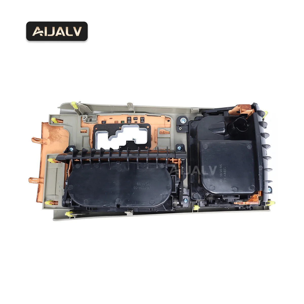 ฝาครอบแผงคอนโซลกลาง ชุดแต่งขอบ ฝาครอบ สำหรับ Toyota Camry 2006 ถึง 2010 ชุดเปลี่ยนตำแหน่งเกียร์อัตโนมัติ