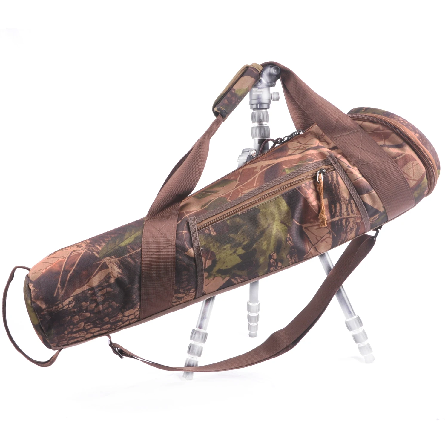 

Tripod Carrying Bag, Camouflage Tripod Case Heavy Duty Waterproof Nylon Bag with Handles & Shoulder Straps, Light Stand Case