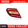 Luces traseras Led para coche, accesorio de iluminación con diseño de nuevo estilo, Plug And Play, para Clase C 2007-2012 6