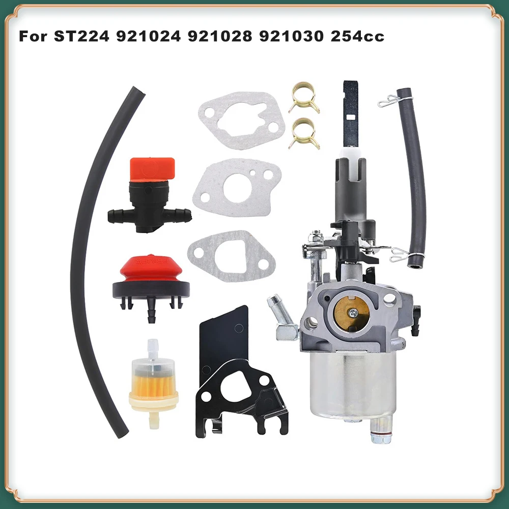 

Carburetor for ST224 Snow Blower L15D Engine 254cc - Replaces 20001171, 921024, 921028, 92103