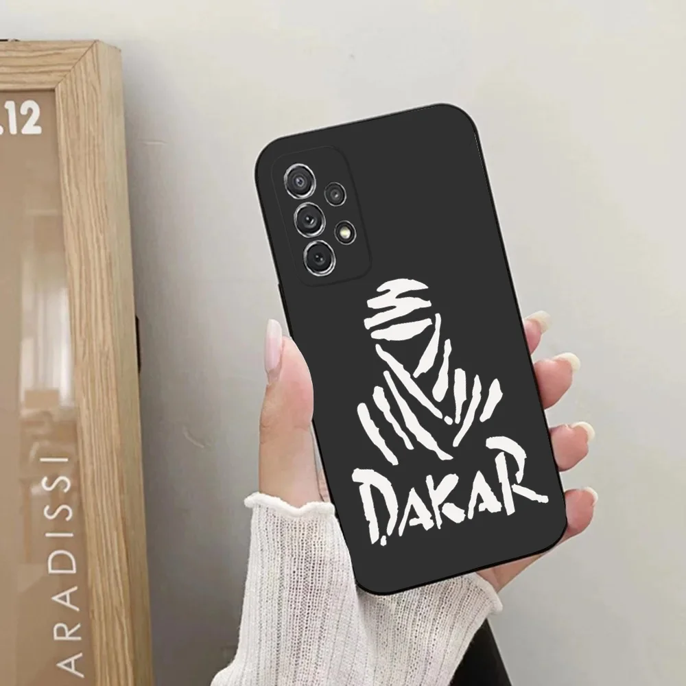 Rally D-Dakar Logo Phone Case For Samsung Galaxy A20,A21s,A22,A31,A32,A52,A53,A72,73,A80,A91Soft Black Cover