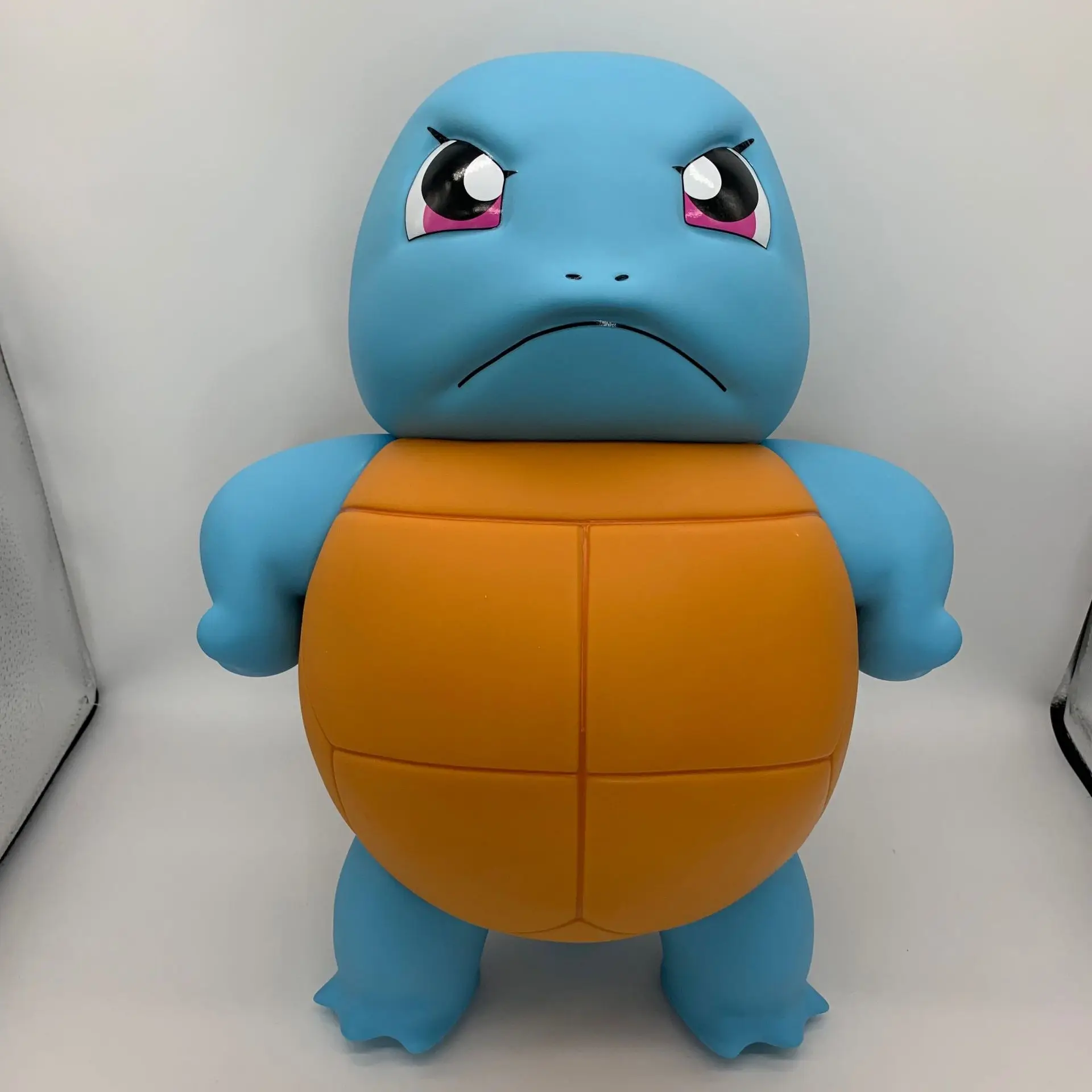 42cm Pokemon Tsundere Angry Jenny Turtle Anime Figures Creative Trendy Toys Large Ornaments For Living Room Toy Birthday Gift