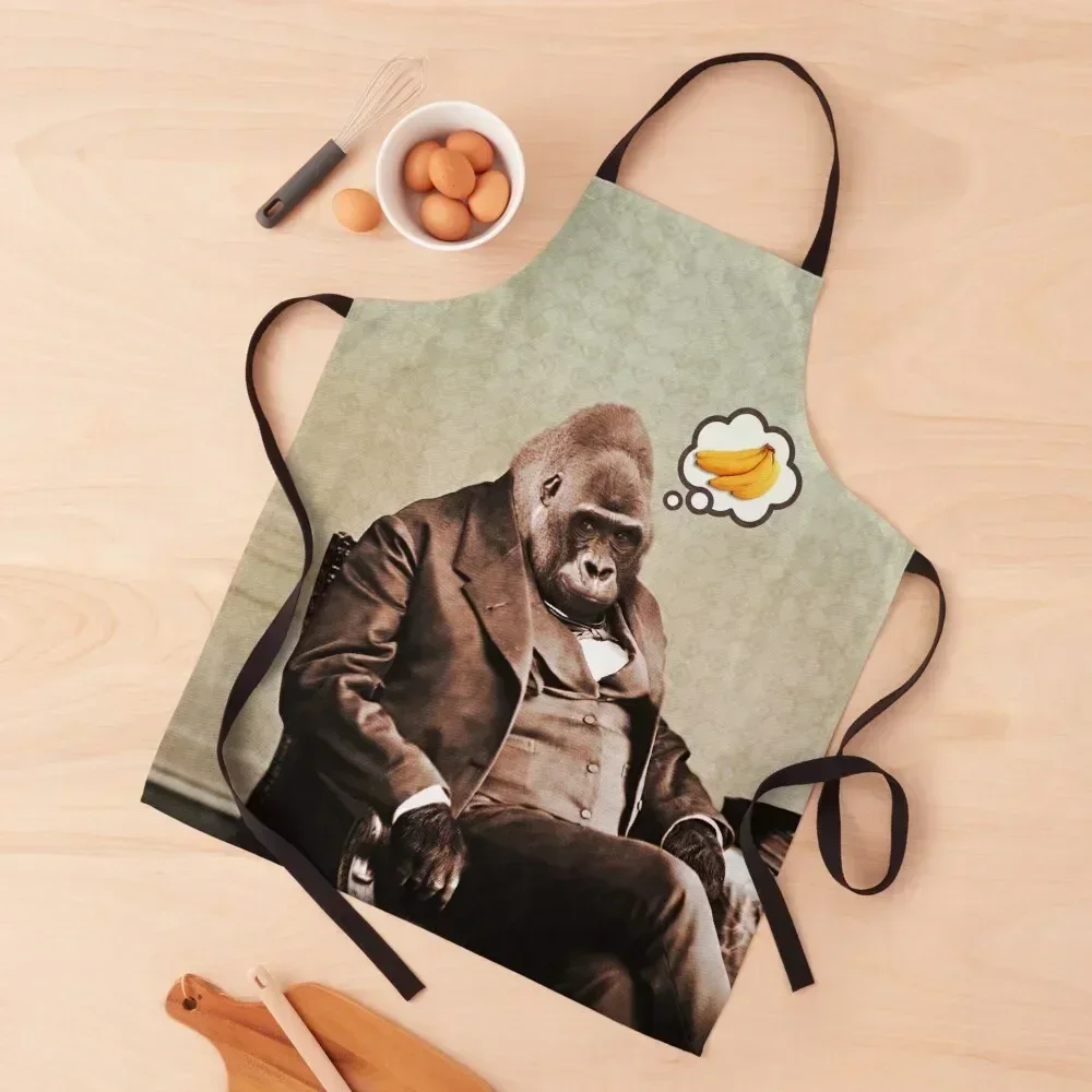 

Gorilla My Dreams Apron Waterproof Kitchen For Women Waiter Uniforms manicurist For Women Kitchen Apron