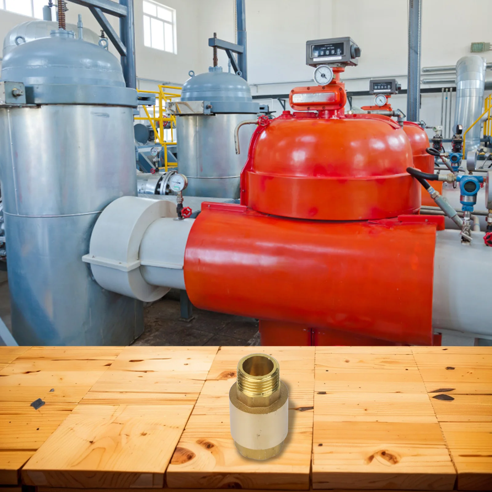 1pc Messing Rückschlagventil Innengewinde Rückfluss Prävention Rückschlagventile Für Messgeräte Einfache Installation