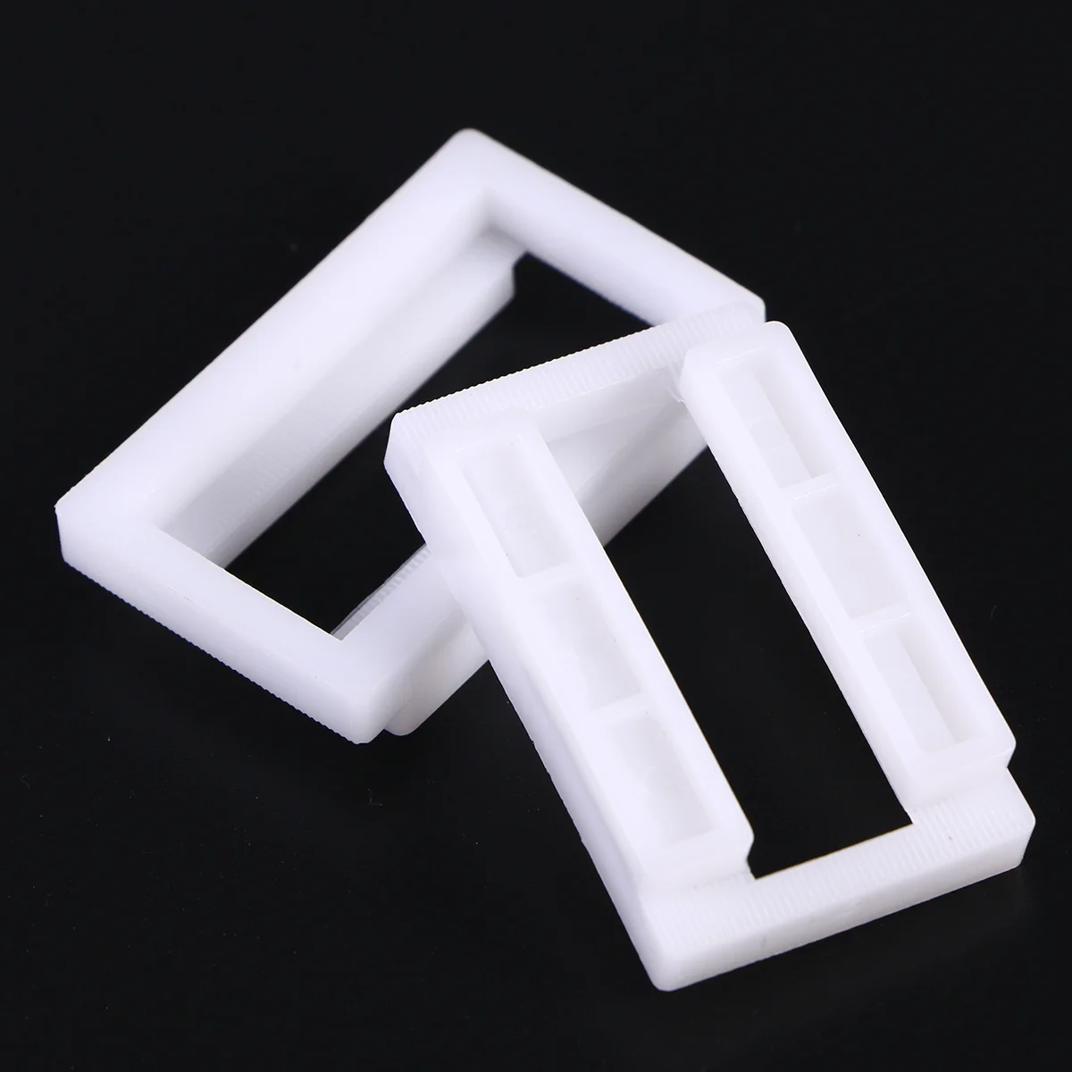 2Sets Toilet Seat Screws Nuts Washers Set Plastic Hardware for Bowl Attachment Easy to Install Plastic Screws Toilet Bolt Screw