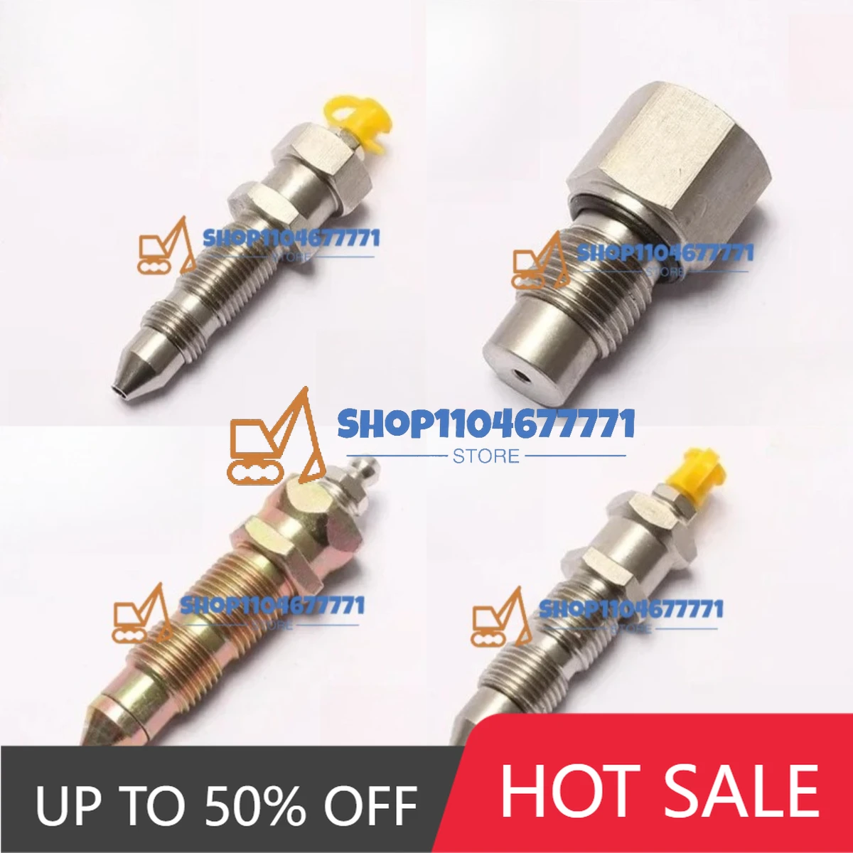 1pc Excavator Tensioning Cylinder Butter Chain Nozzle for PC ZAX DH SK HY