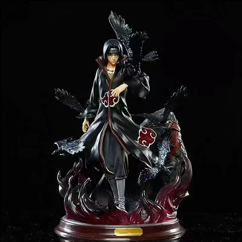 

Naruto Anime Figure Uchiha Itachi Pvc Action Figure Toy Naruto Shippuden Uchiha Itachi And Crow Collection Model Toy 25cm