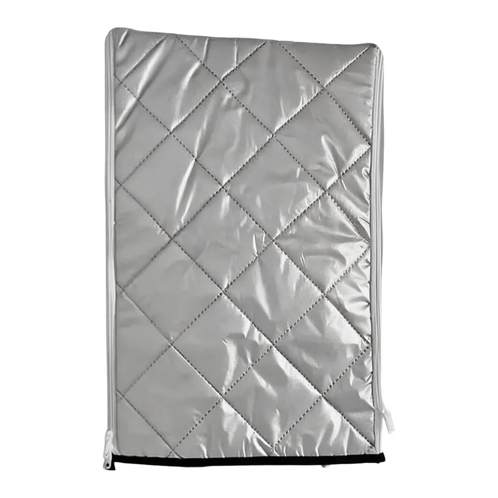 Outdoor-Grade Tankless Water Heater Cover Featuring Integrated Zippers for Precision Maintenance Without Full Cover Removal