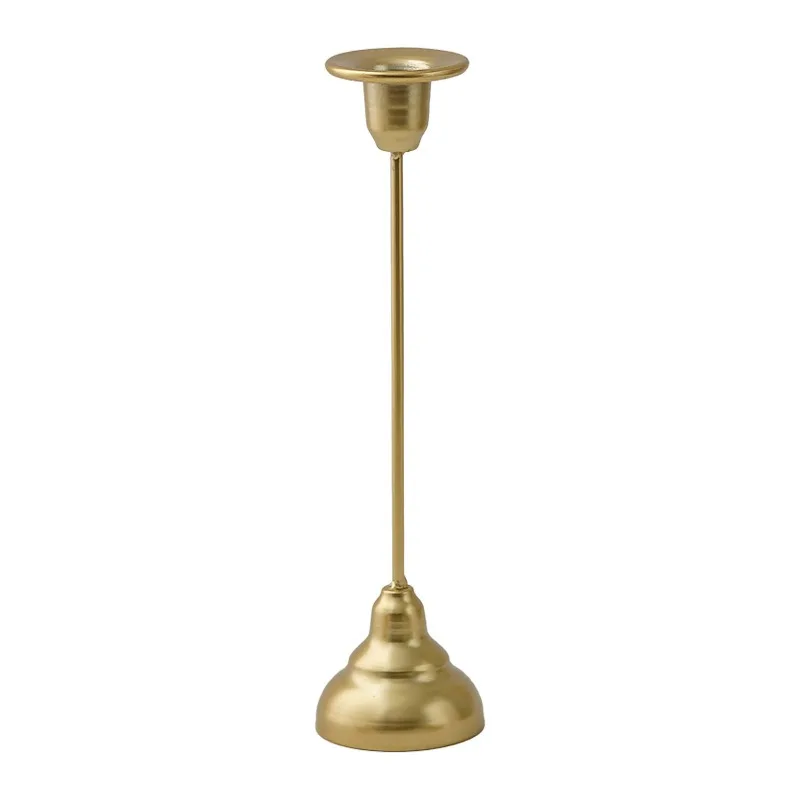 Eisen-Kerzenhalter, Romantische Tischdekoration, Schlichte Wohnraumdekoration, Eleganter Kerzenständer für Wohnzimmer und Bankett-Dekoration