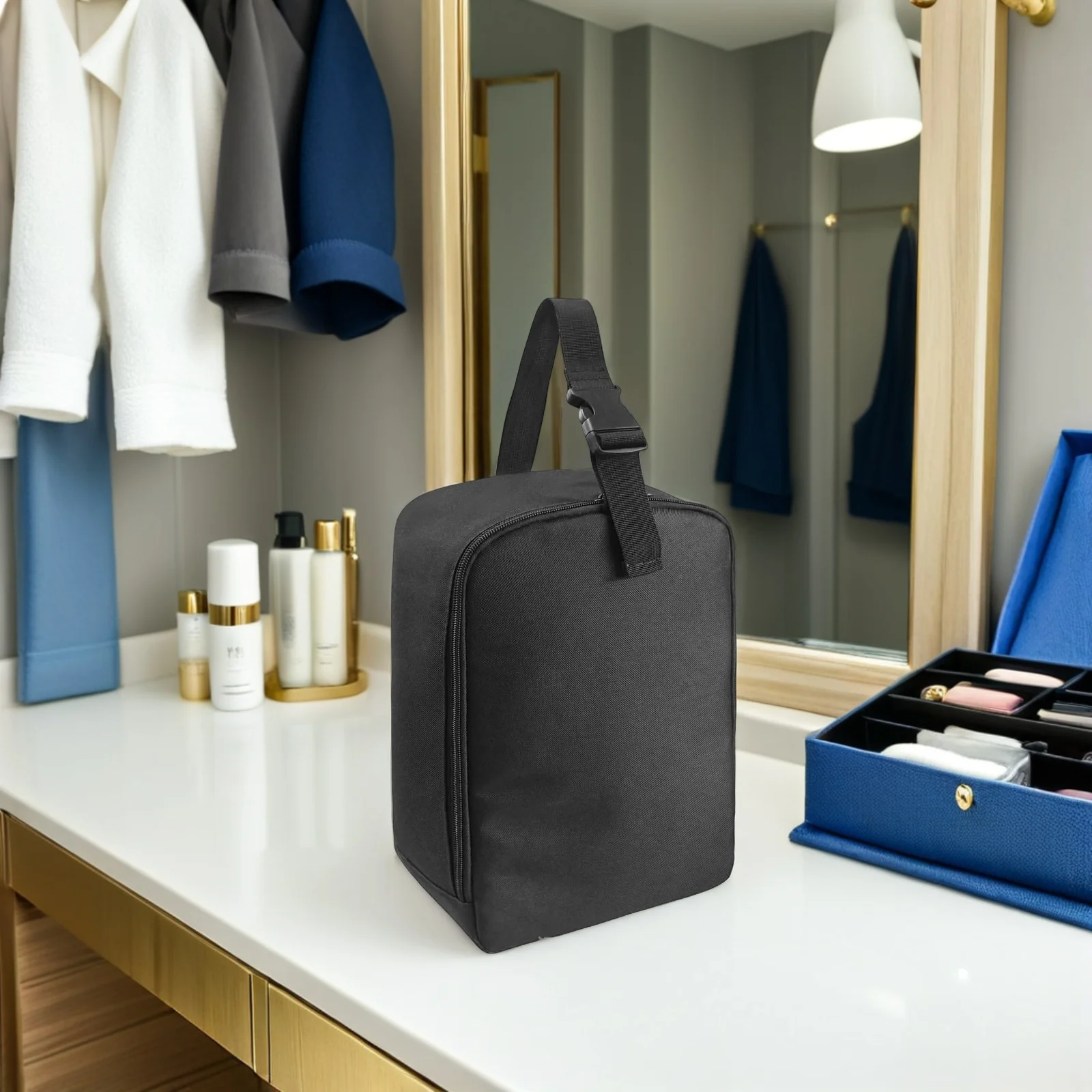 

Travel Iron Storage Bag for Handheld Steamer - Lightweight Portable Garment Steamer Pouch with Water Resistant Lining and Sturdy