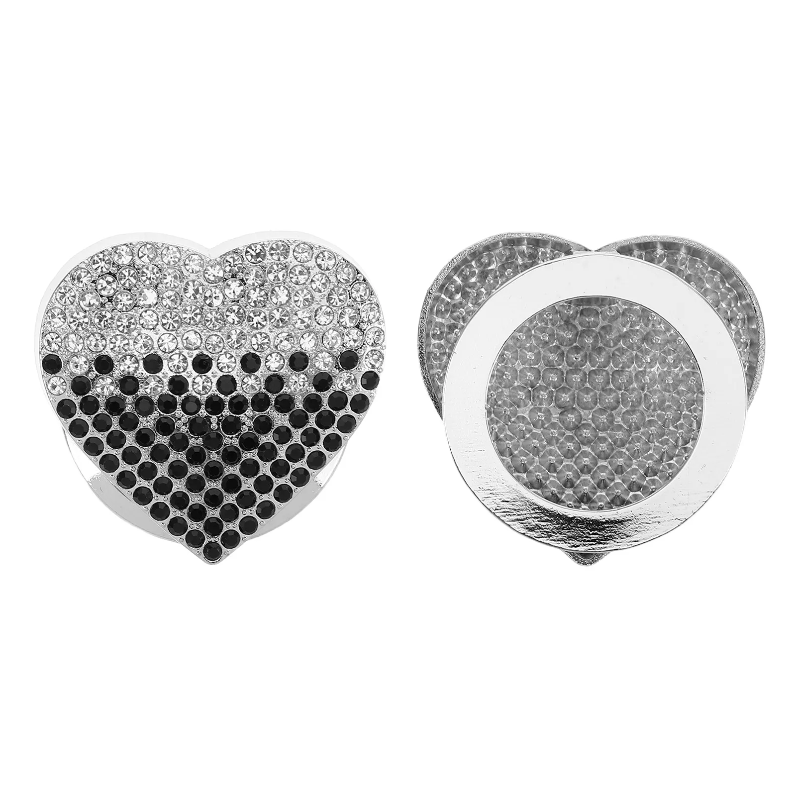 

2pcs Push Start Button Cover Car Zinc Alloy Bling Rhinestone Scratch Resistant Protective Cap For Ignition Switch Engine Button