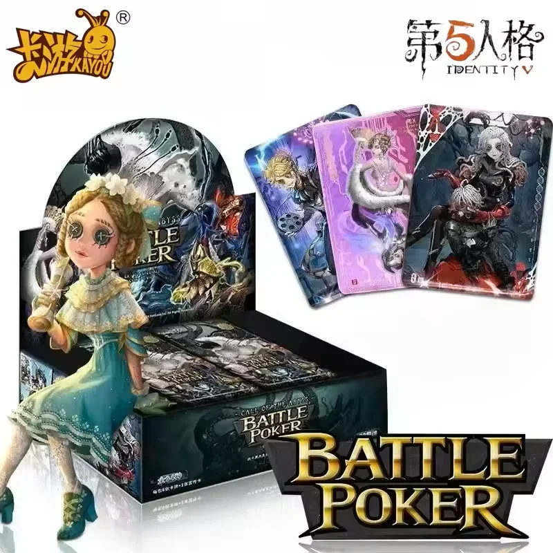 KAYOU Genuine Identity V Trading Card The Call Abyss Black Jack Game Collectible Card Hobby Merch Gift For Anime Collectors