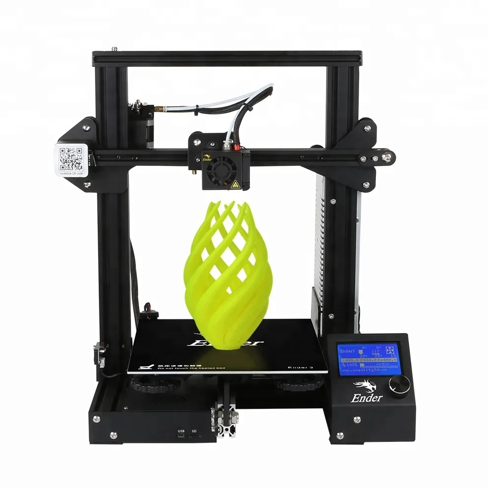 Double Z-axisresume Printing Function High Precision Stable 220*220*250mm  DIY Print Machine Kits Creality Ender-3 3d Printer