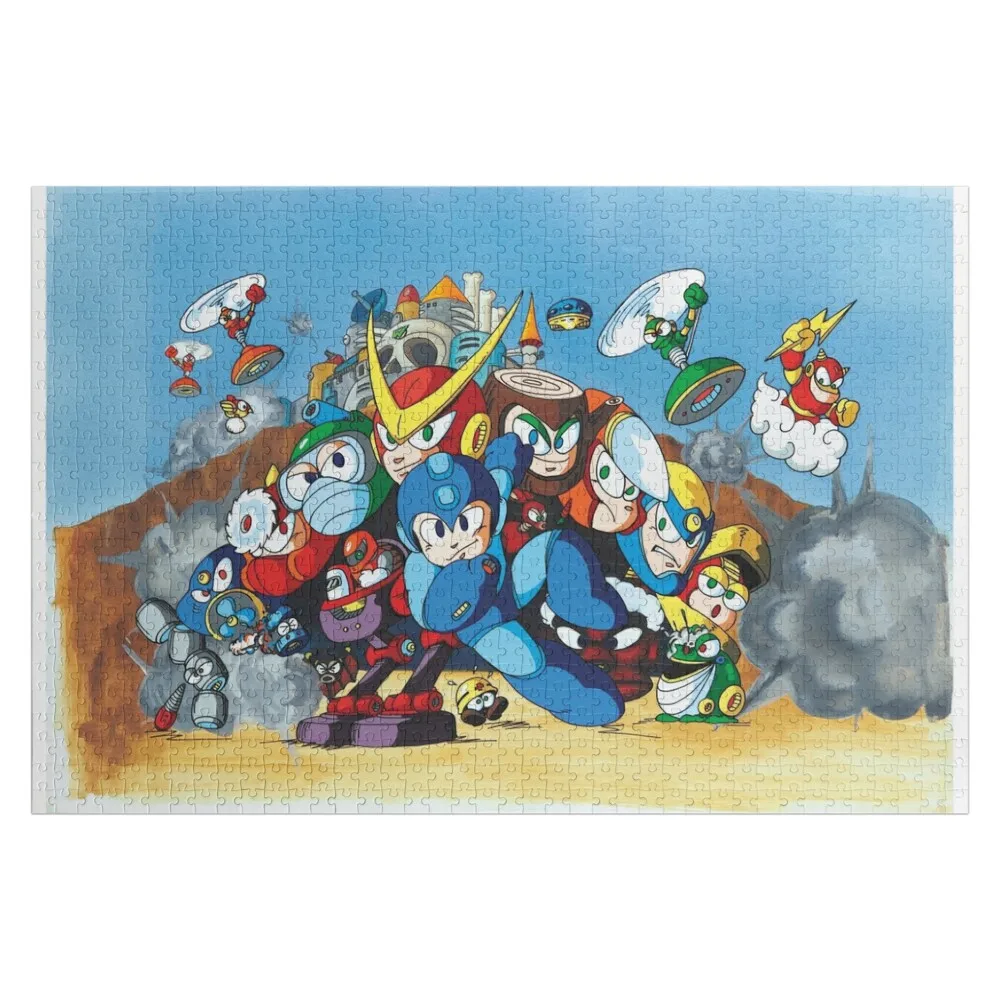 

Classic Megaman 2 Jigsaw Puzzle Christmas Toys For Children Anime Puzzle