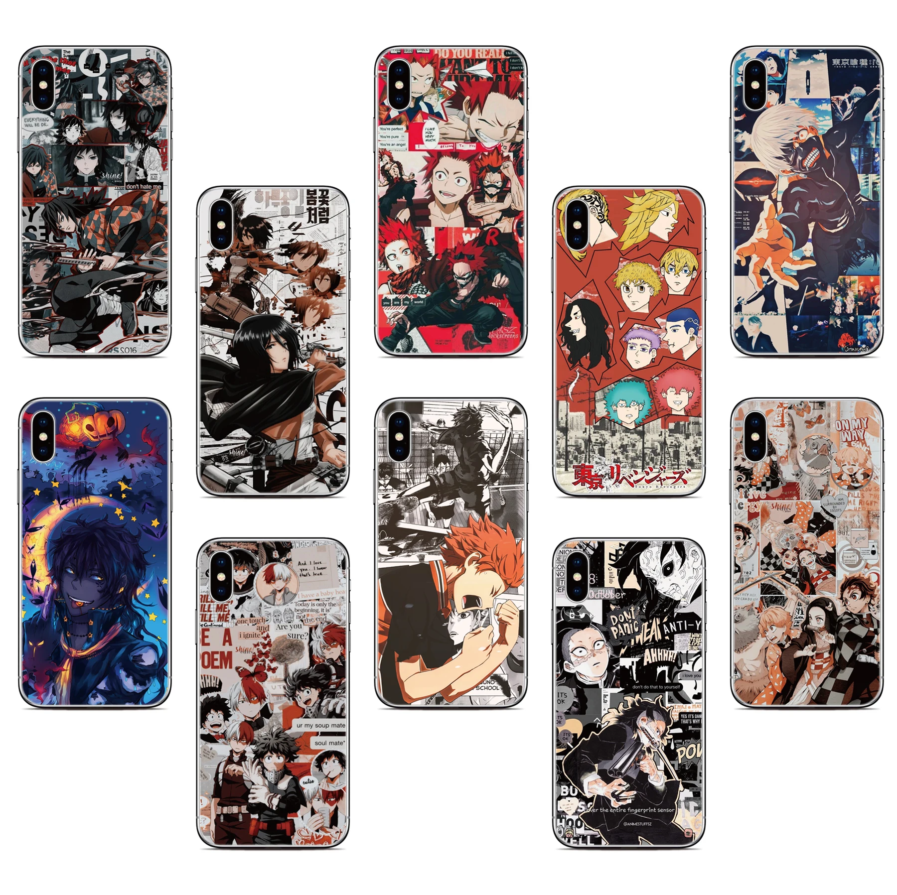 Anime Cover For ZTE Blade V30 Vita L9 A71 A31 Plus A51 Lite A1 ZTG01 V2022 Axon 30 Ultra 31 S30 Pro X1 V8 V9 11 Prime Phone Case