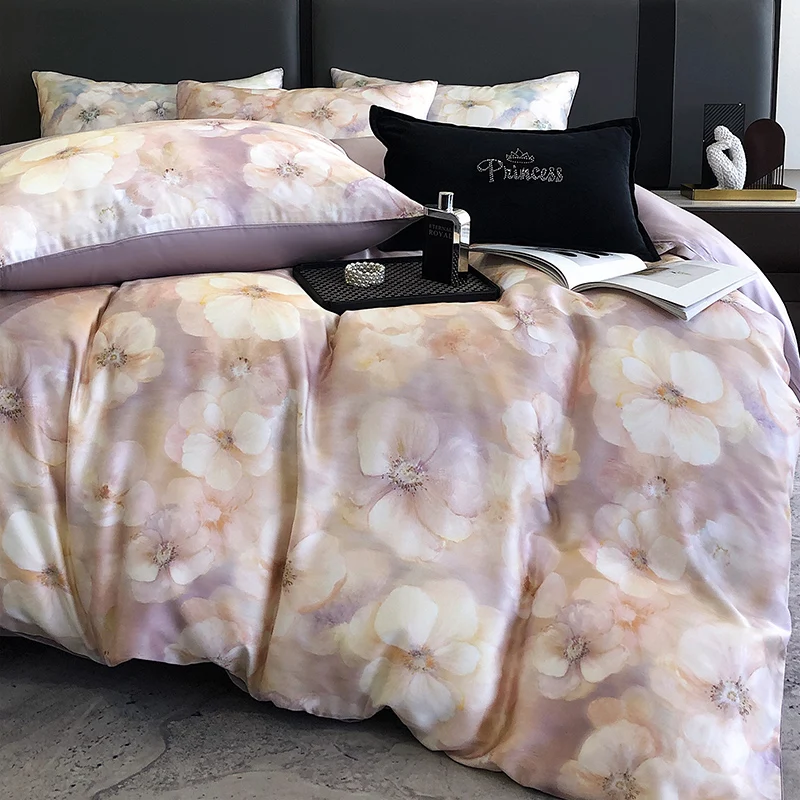 

New 2025 100% Tencel Bedding Sets, High - Count, for 1.8m Bed