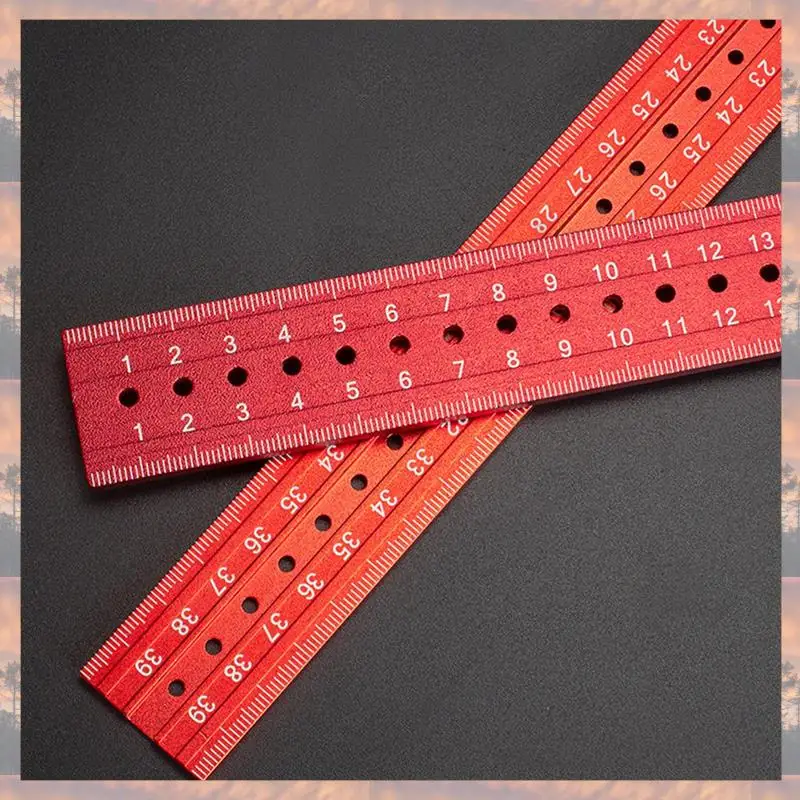 2025 Trend Gauges Heavy Duty High-Precision Woodworking Square Angle Ruler 40Cm Long Movable Angle Ruler