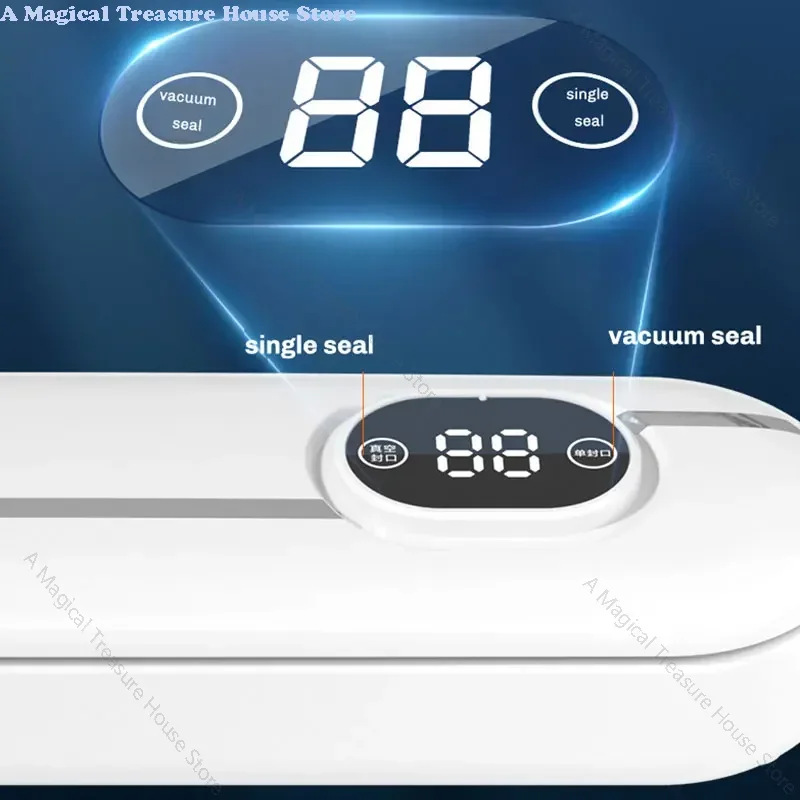 220 فولت فراغ السدادة ماكينة تغليف الغذاء فراغ السدادة مع 10 قطعة مجانية أكياس مكنسة المنزلية #4