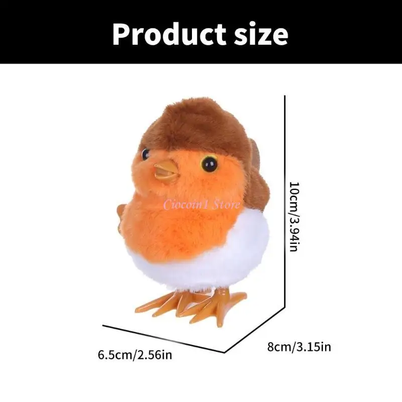 Y1ub Up Animal Toy Jumping Robin What Up Toy Nowość Robin przeskakują zabawki