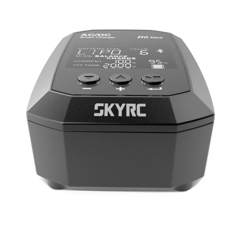 SKYRC B6 Nex AC 50W DC 200W 10A GaN Power 5.0 Bluetooth APP Battery Charger for LiPo Li-Ion LiHV LiFe NiMH NiCD Pb Battery