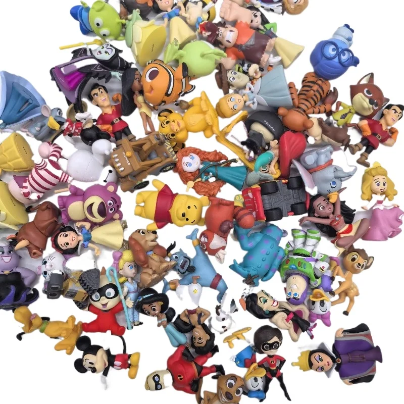 

Authentic Disney 100th Anniversary Miniature Figures - 70+ Classic Characters, 4cm Action Figures Children's Toys Birthday Gifts