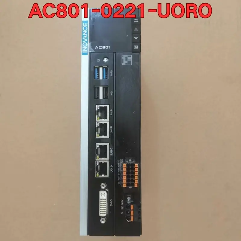 

Second-hand AC801-0221-UORO PLC controller function test is normal