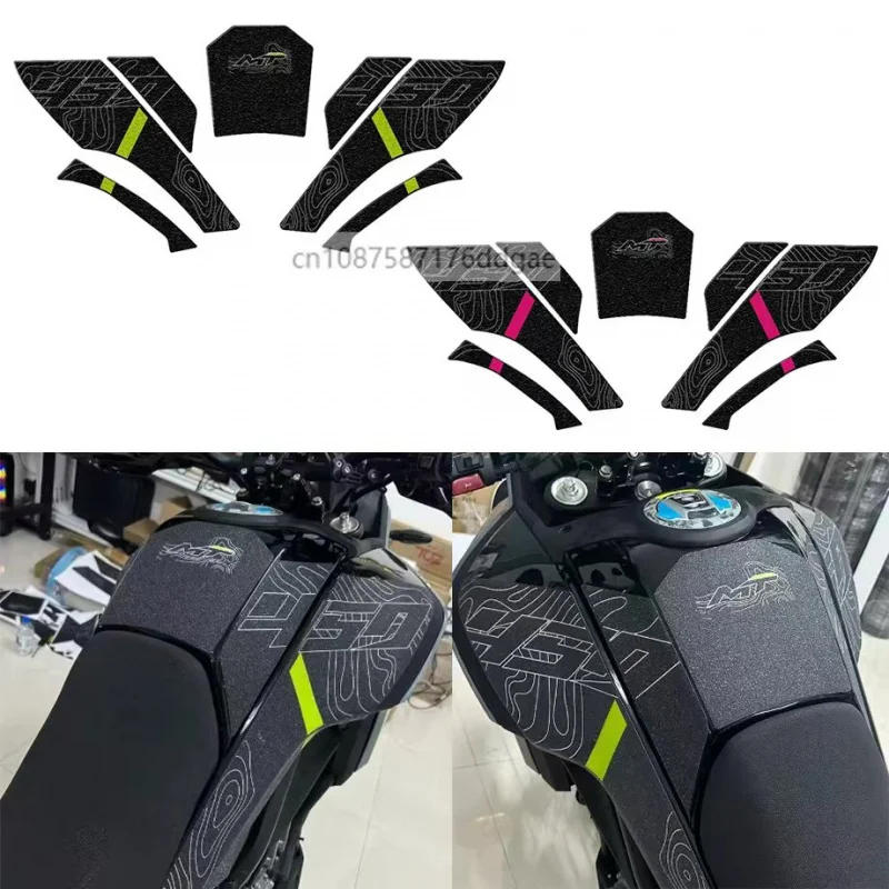 

Новая модель 2024 для CFMOTO 450MT MT450 CF 450 MT, защитная наклейка на бак мотоцикла, наклейка, газовая наколенница, тяговая накладка, боковая