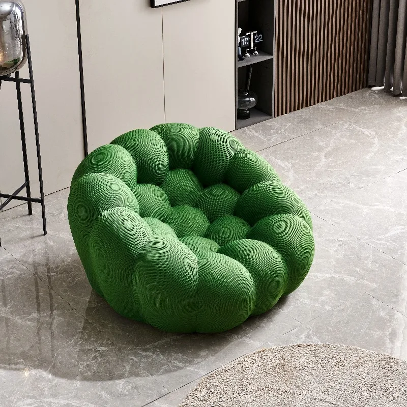 

Bubble sofa, oversized single lazy sofa, modern mesh, no need to assemble sofa in living room and office