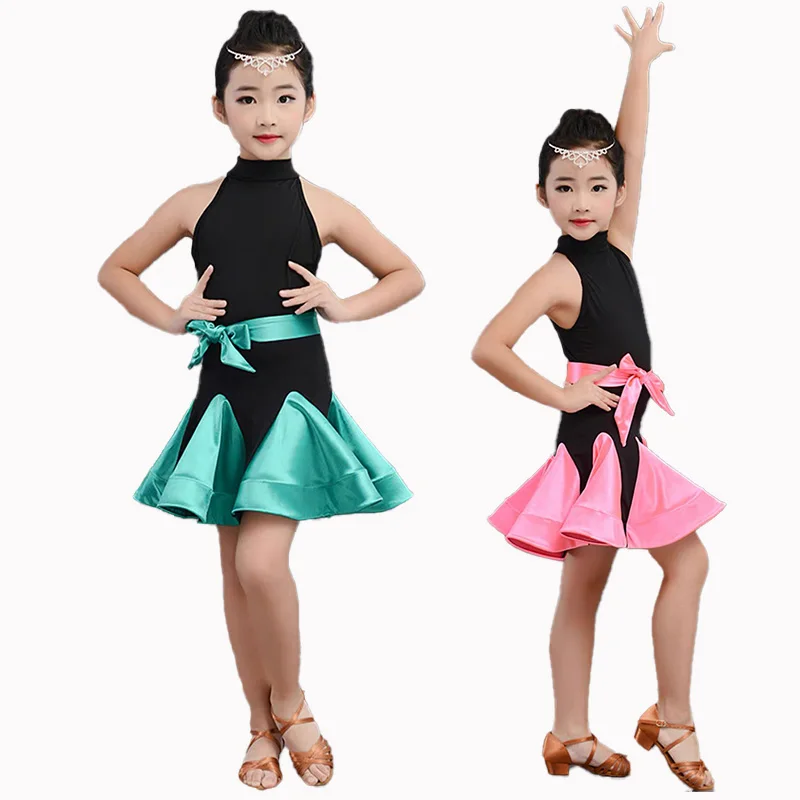 

Новое платье для латинских танцев для девочек, летняя детская одежда для латинских танцев, платье для латинских танцев для девочек, костюм для соревнований, костюмы для самбы-ча-ча