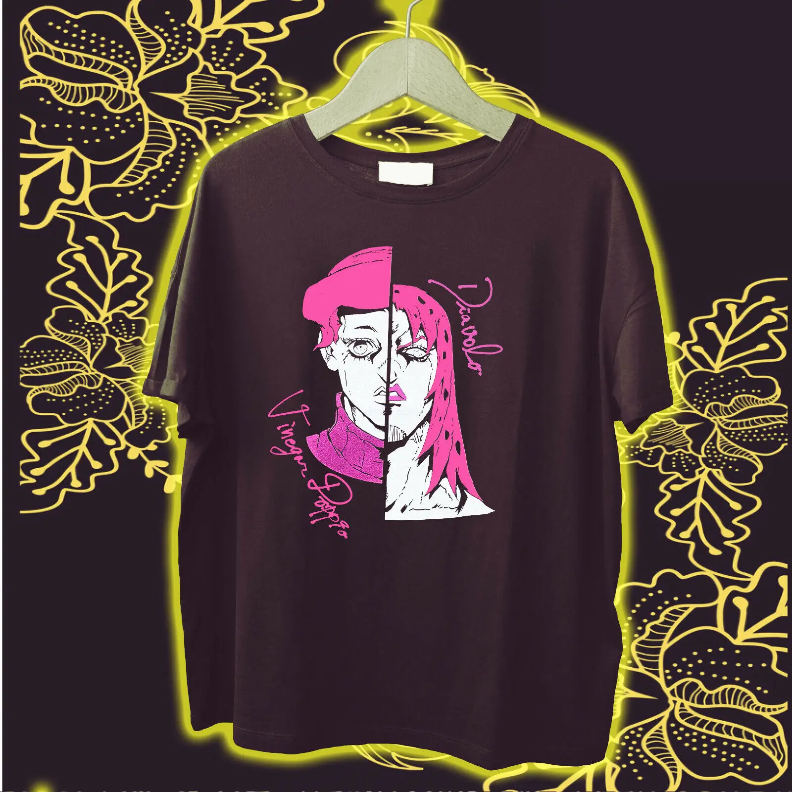 New Jojos bizarre adventure Golden Wind Diavolo Do Men's T-Shirt S-2XL